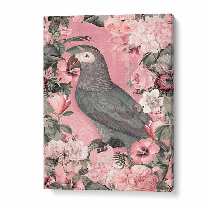 THE PARROTS PARADISE GARDEN I , ANIMAL PAINTINGS