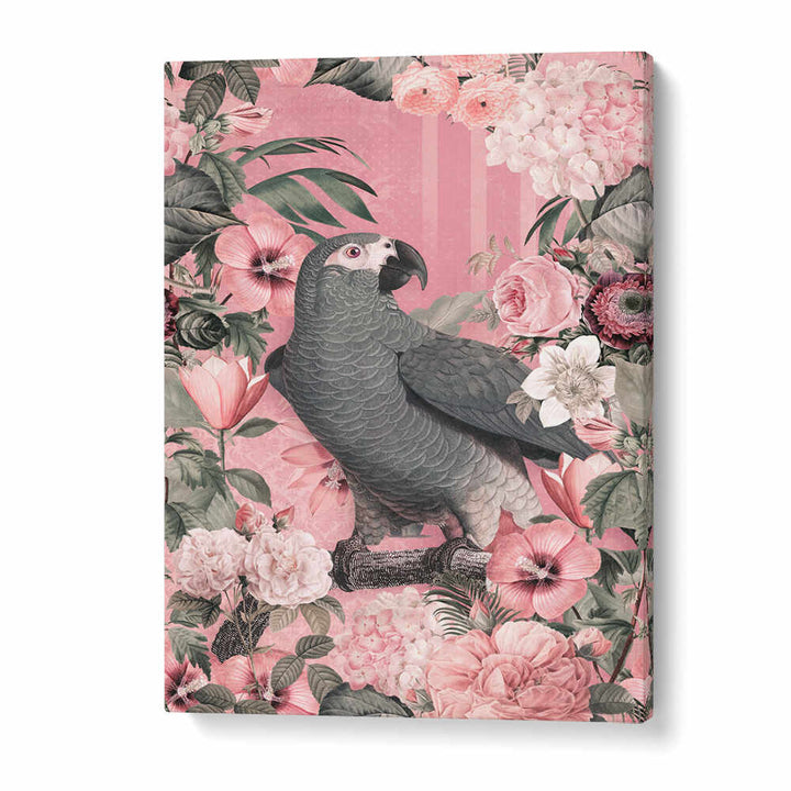 THE PARROTS PARADISE GARDEN II , ANIMAL PAINTINGS