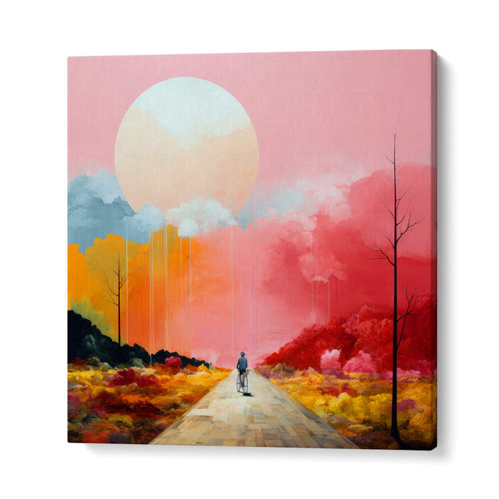 SECOND WORLD II , LANDSCAPE PAINTINGS