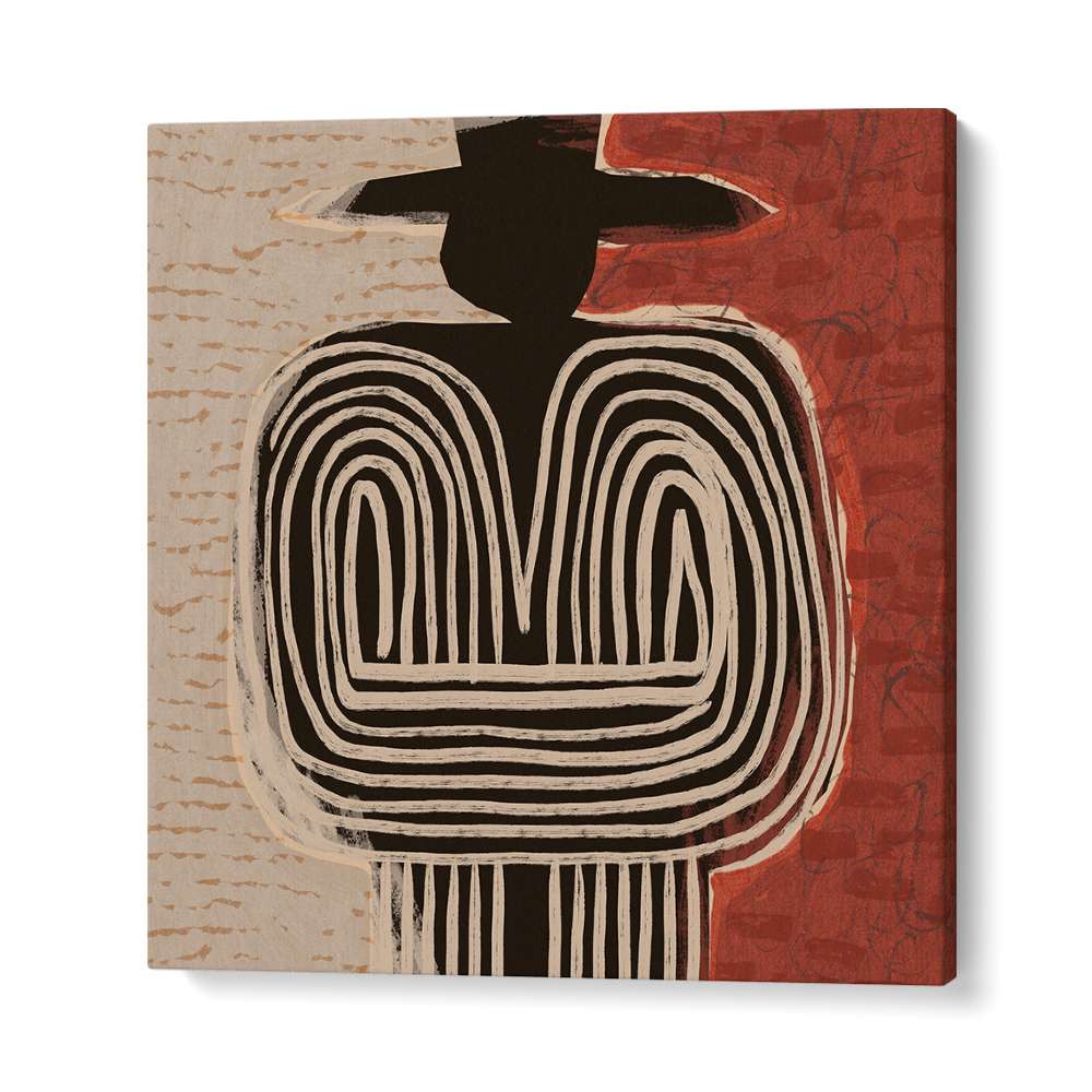 TRIBAL FIGURE WITH HAT