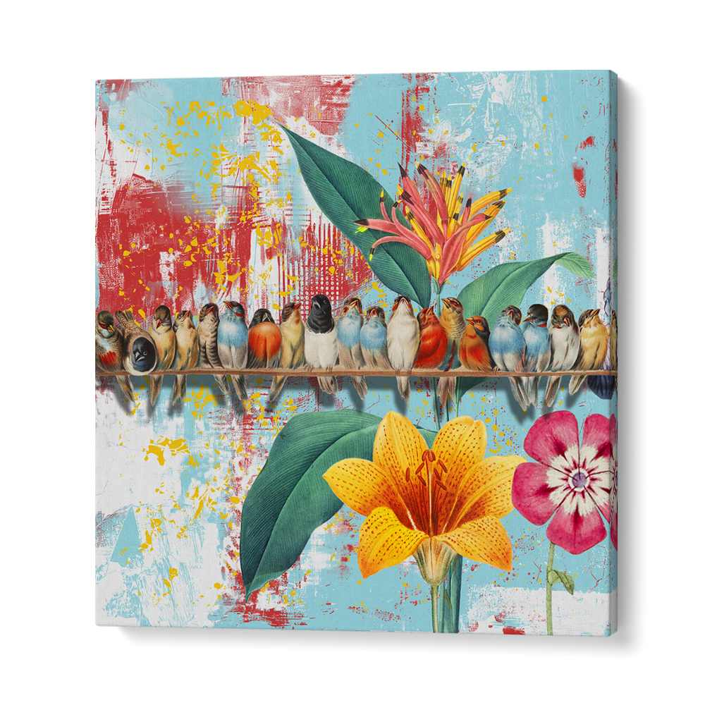 VIBRANT BIRDS AND BLOOMS