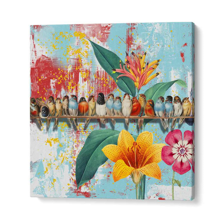 VIBRANT BIRDS AND BLOOMS