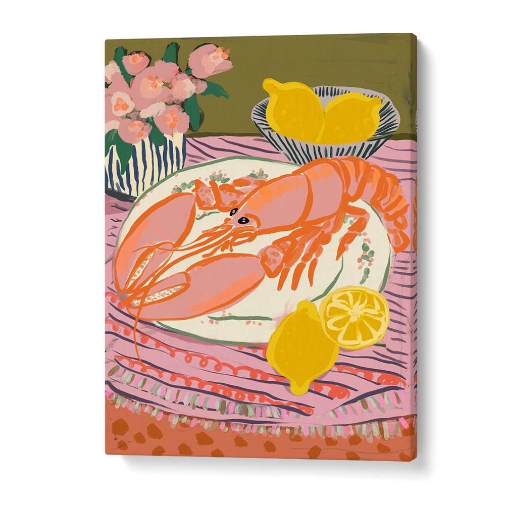 VIBRANT LOBSTER STILL LIFE