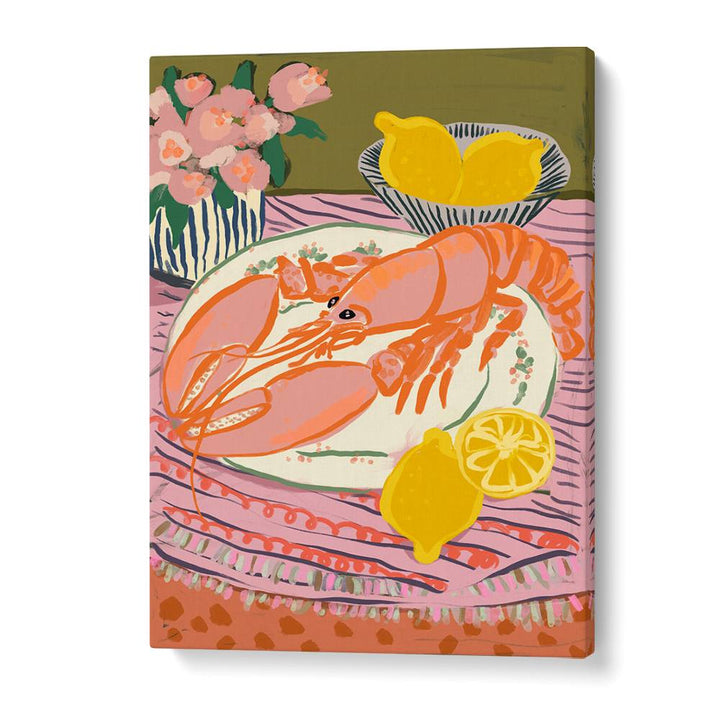VIBRANT LOBSTER STILL LIFE