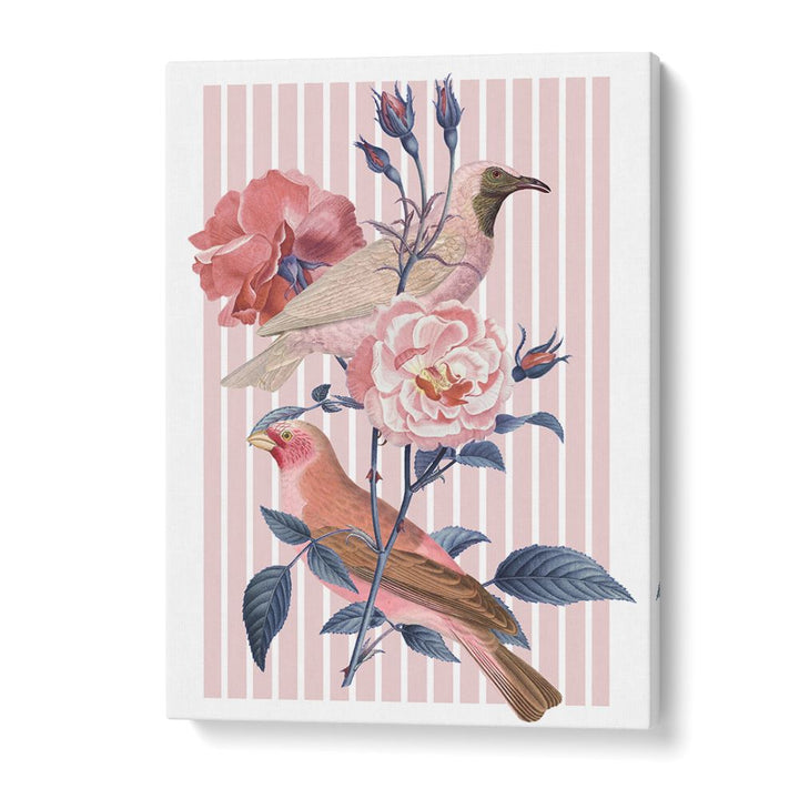 VINTAGE ROSE BIRDS