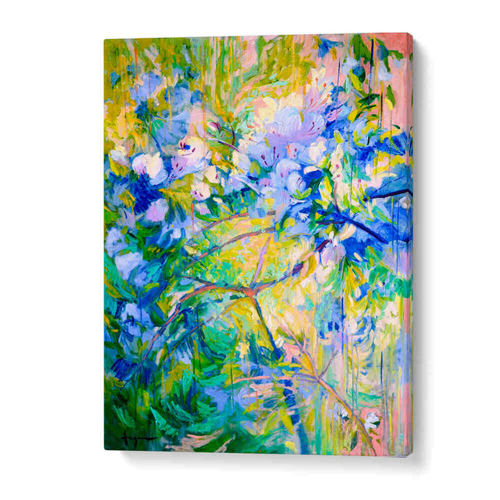 VIVID COLORS AND DELICATE PETALS II  , ABSTRACT PAINTINGS