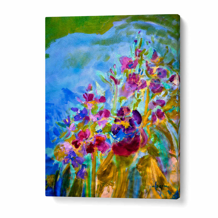 VIVID COLORS AND DELICATE PETALS III  , ABSTRACT PAINTINGS