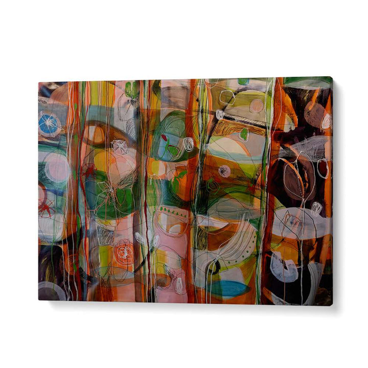 VIBRANT WHIMSY, ABSTRACT PAINTINGS showcase bold colors and emotions, perfect for elevating your home decor.