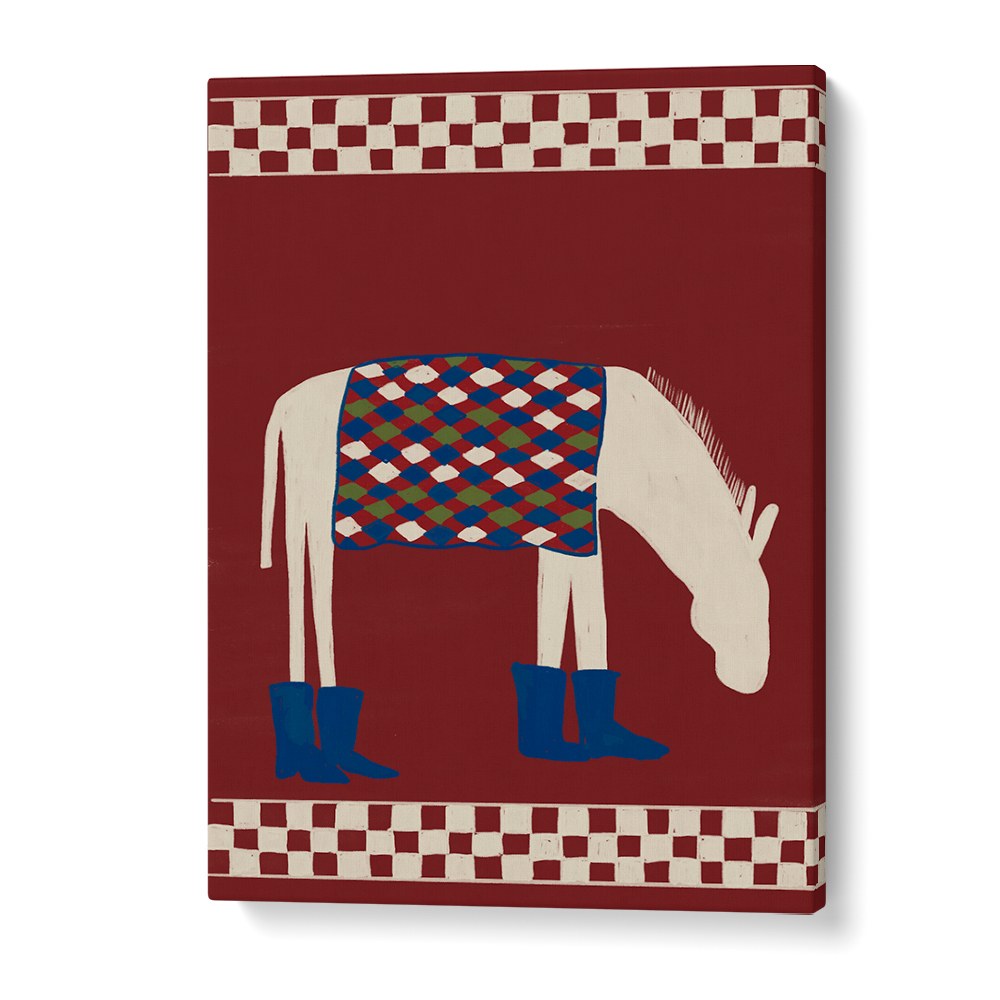 WHIMSICAL DONKEY IN BOOTS