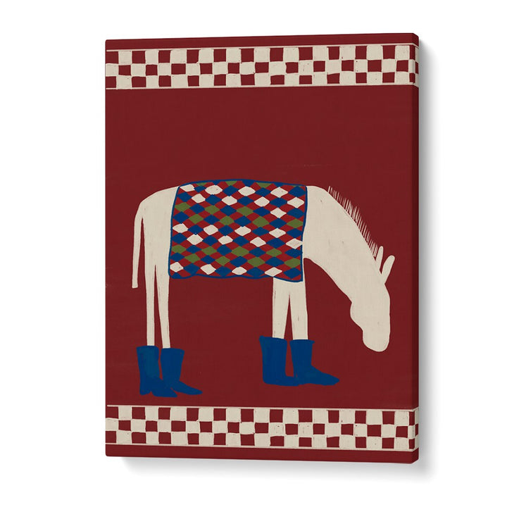 WHIMSICAL DONKEY IN BOOTS