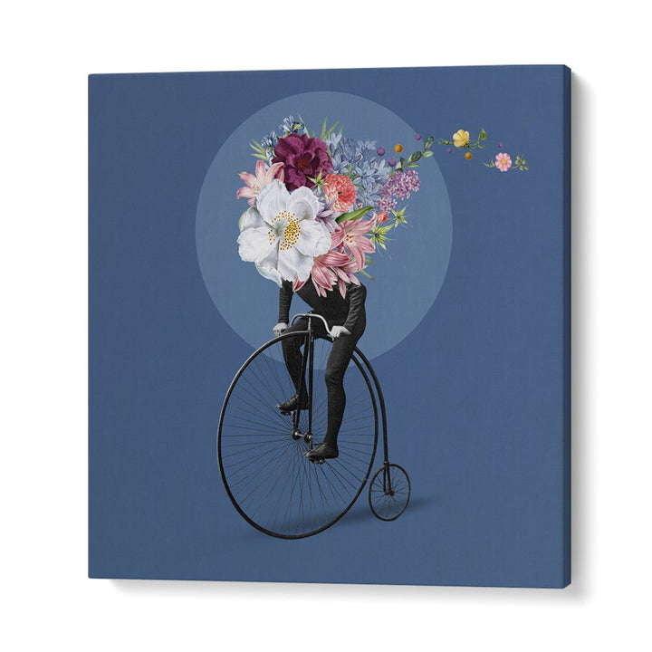 WHIMSICAL FLORAL CYCLIST