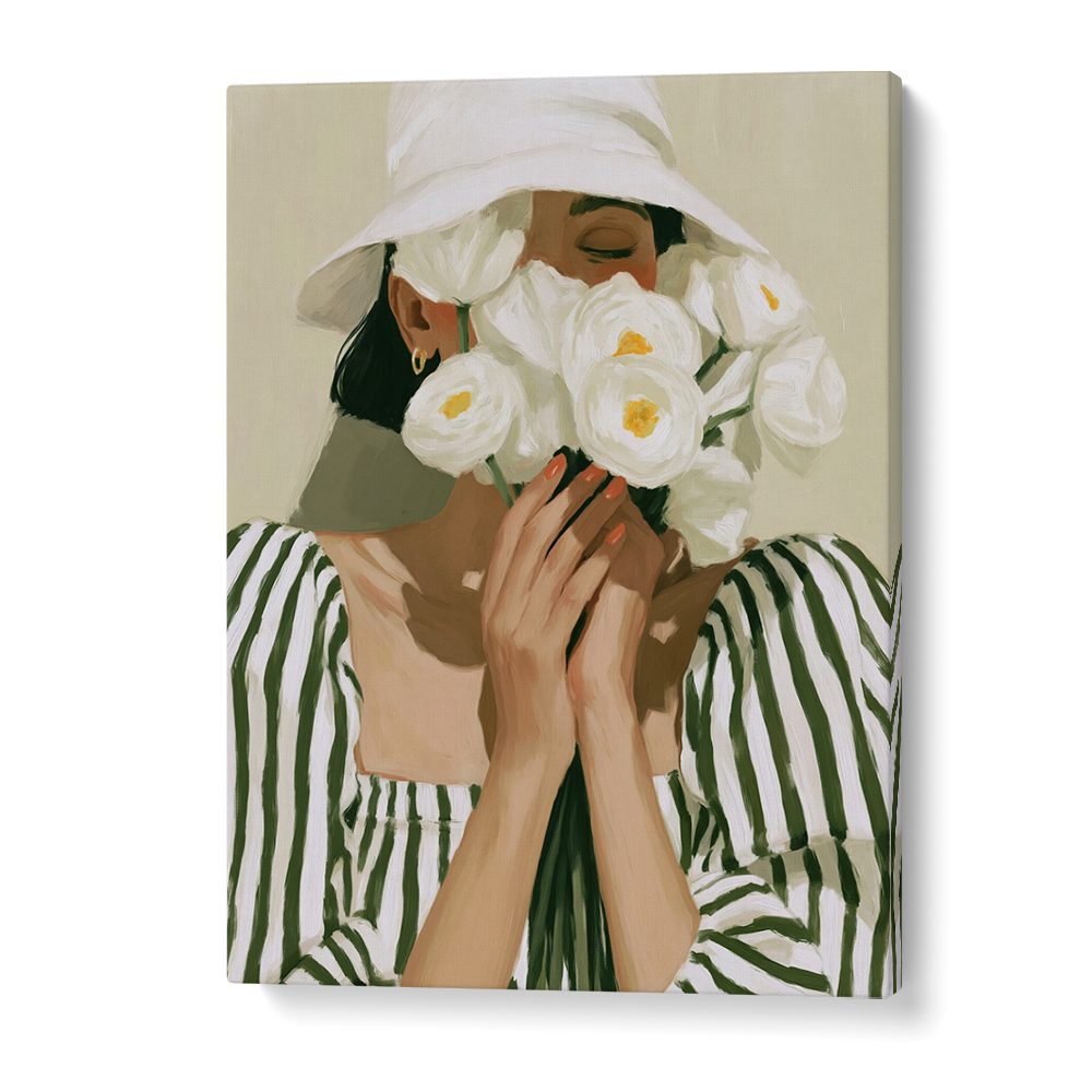 WHITE HAT RANUNCULUS