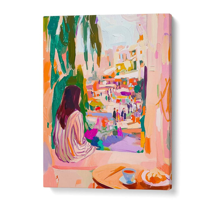 WOMAN'S SUMMER CITY VIEW