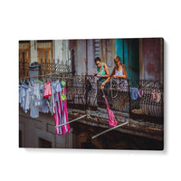 SHOPPING FROM THE BALCONY , PHOTOGRAPHY PRINTS