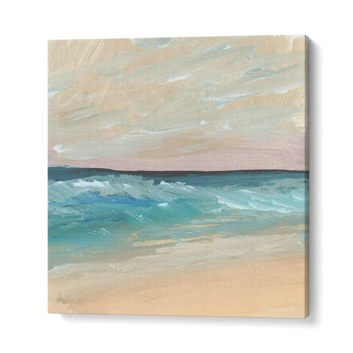 Serene BAY WAVES, ABSTRACT PAINTINGS capture ocean beauty with elegant colors, perfect for enhancing any room.