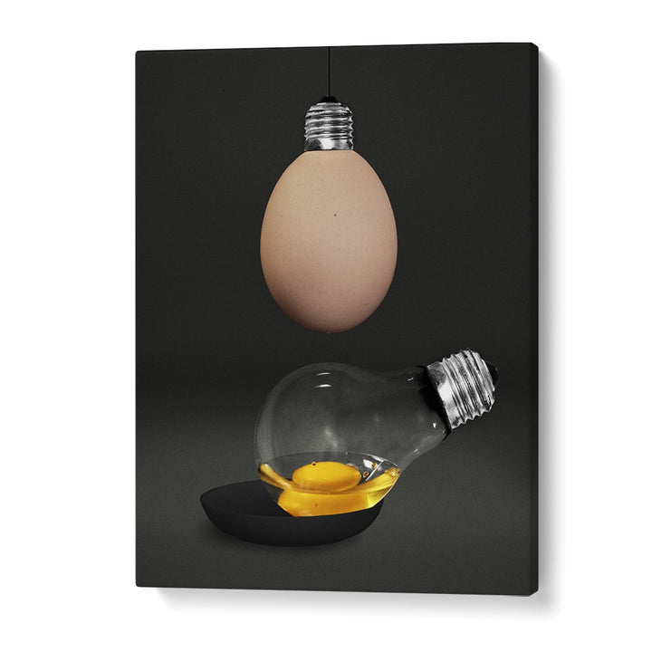 Christian Meermann painting - IS IT A LAMP OR AN EGG by Asianmonk