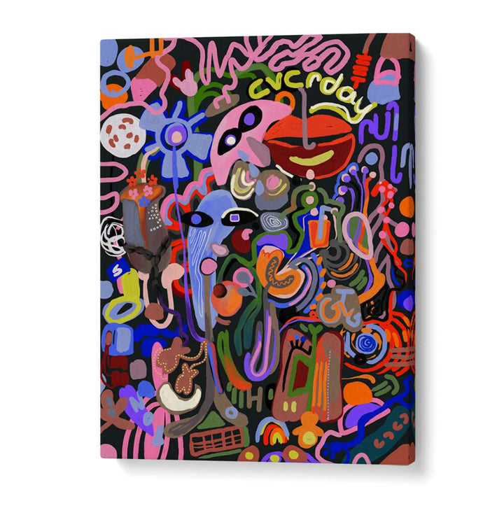 Colorful abstract design featuring ETHEREAL WHISPERS, POP ART PAINTINGS for a vibrant artistic touch.