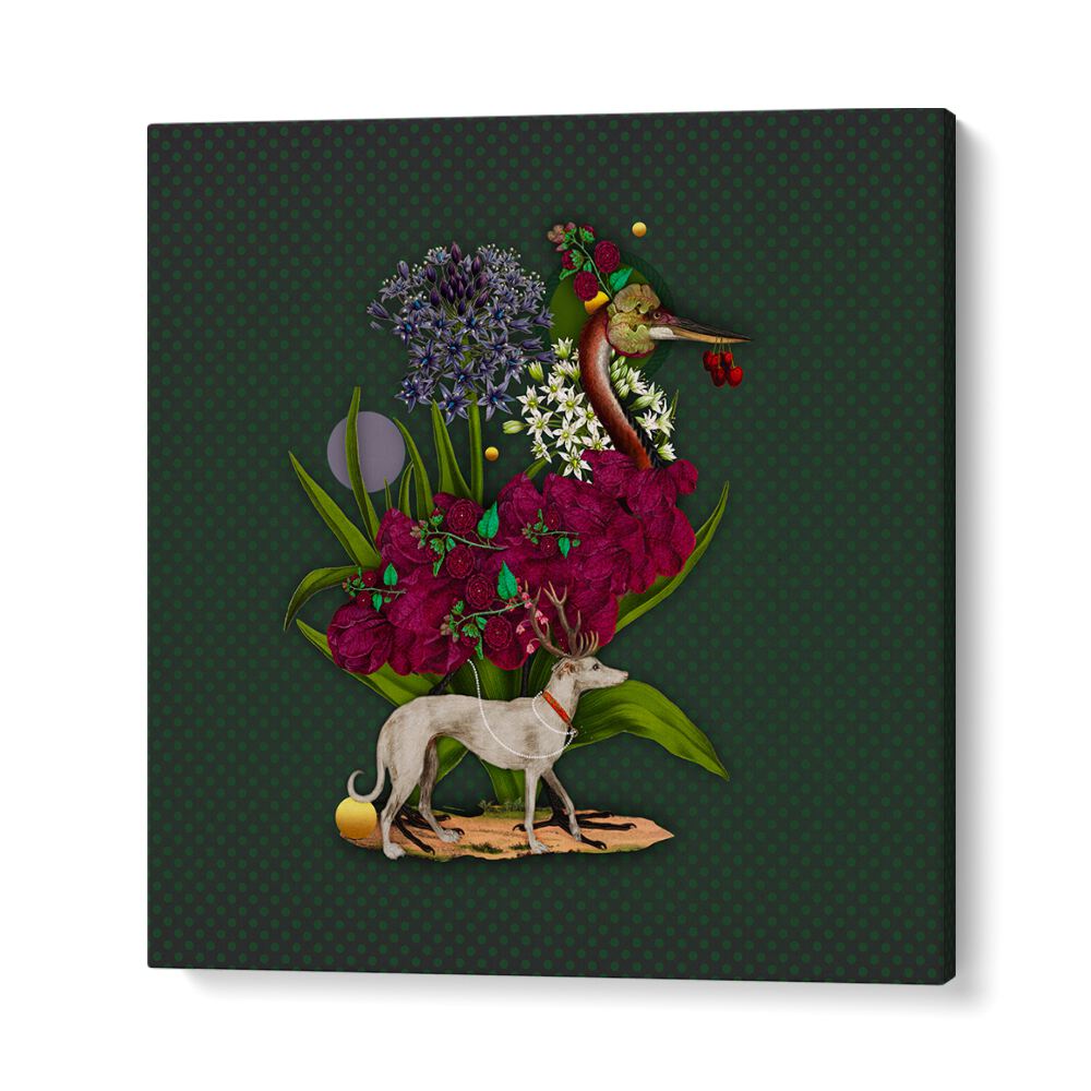 Explore nature's magic with ENCHANTED FOREST VII, ANIMAL PAINTINGS, featuring whimsical art and vibrant flora.