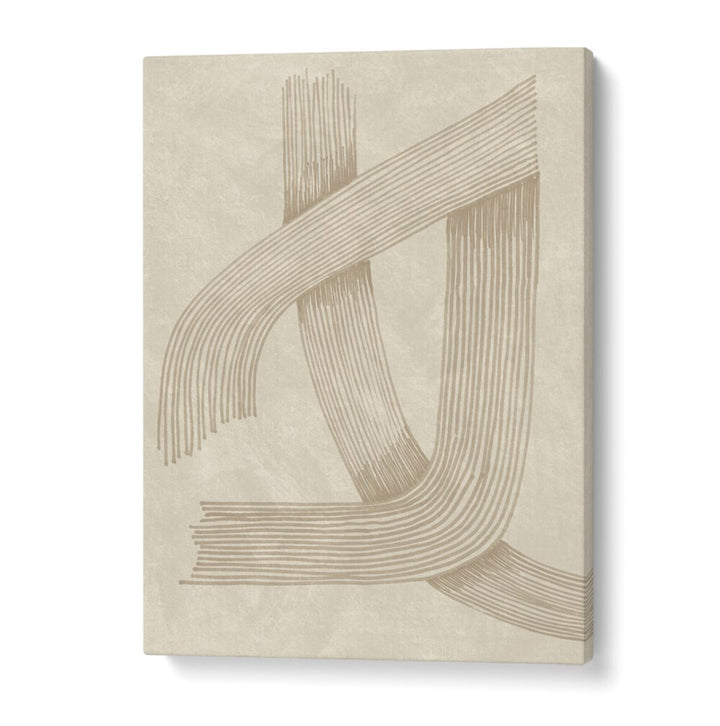 Abstract Sophisticated Line 01 artwork features elegant lines on a textured background, perfect for modern décor.