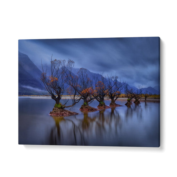 GLENORCHY IN BLUE HOURS BY MICHAEL ZHENG , LANDSCAPE PHOTO PRINTS