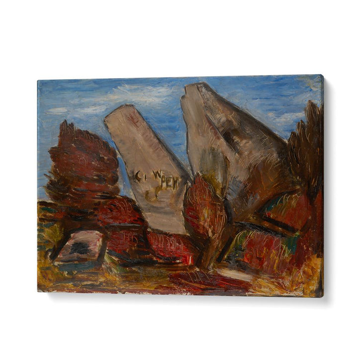 WHALE’S JAW, DOGTOWN COMMON, CAPE ANN, MASSACHUSETTS (1934) , VINTAGE PAINTINGS