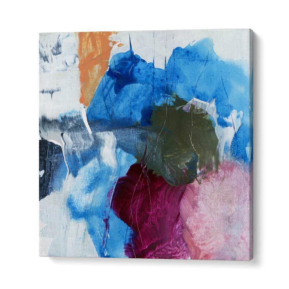 Vibrant colors and textures define the ALLA PRIMA XVII I, ABSTRACT PAINTINGS, perfect for art enthusiasts and collectors.