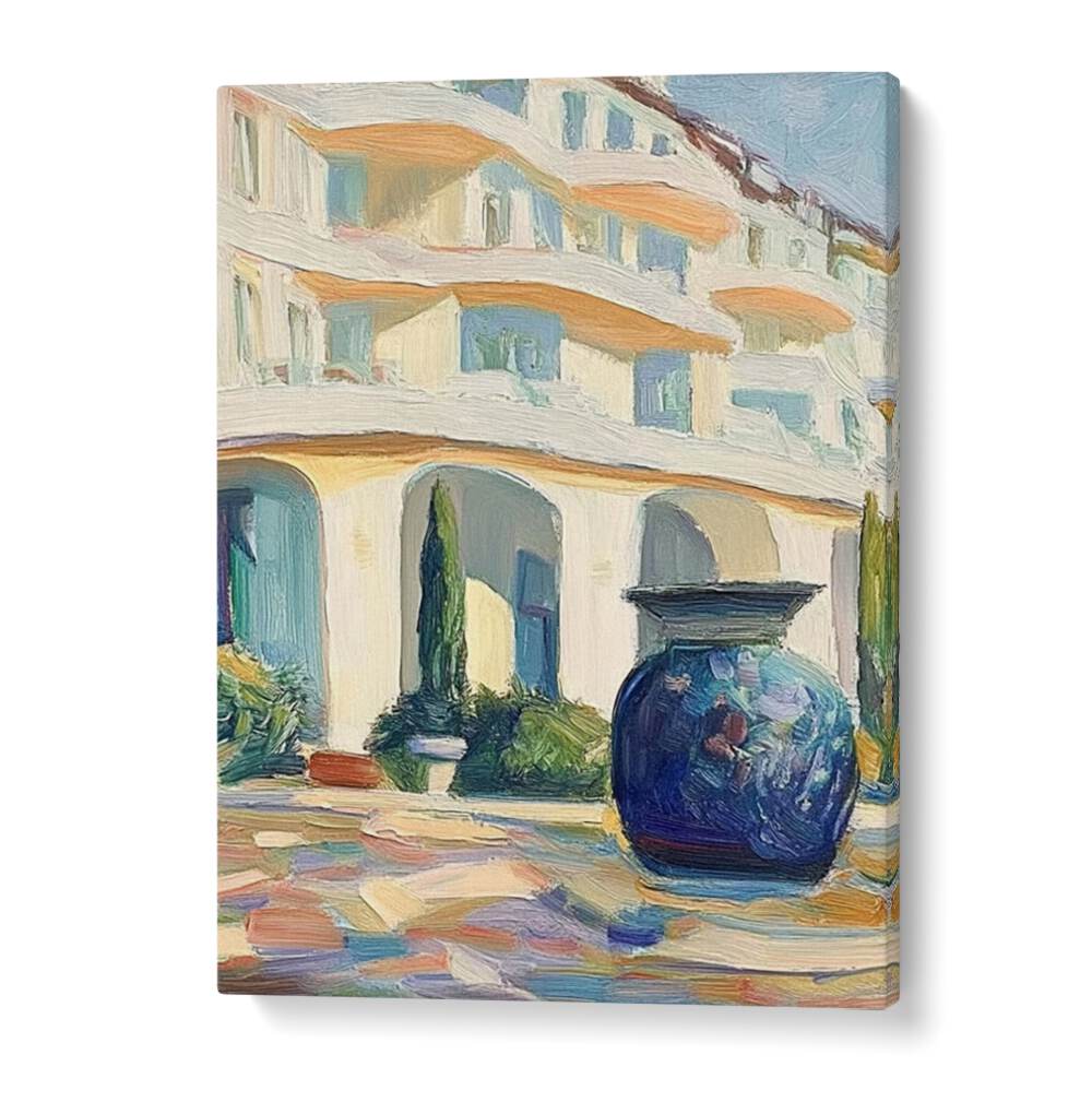 Elegant POT ON A STREET planter enhances any space, combining beauty and functionality for your decor needs.