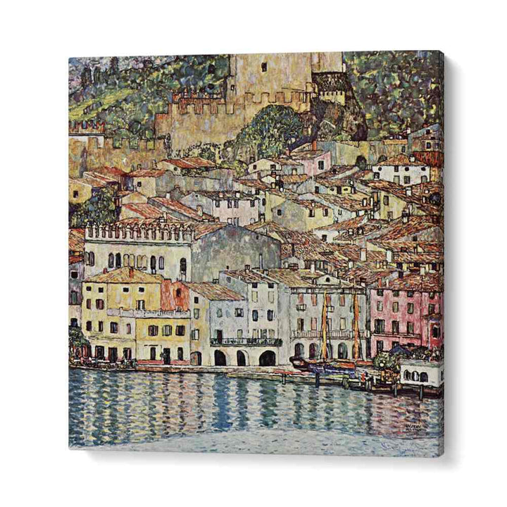 MALCESINE AM GARDASEE (1913) , VINTAGE PAINTINGS