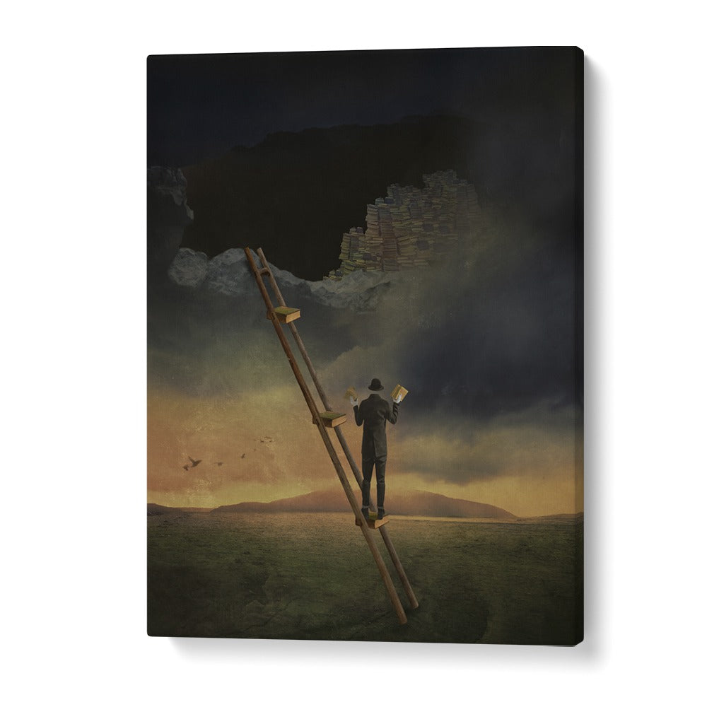 Christian Meermann painting - PEDAL ON THE LADDER OF HUMAN PROGRESS by Asianmonk