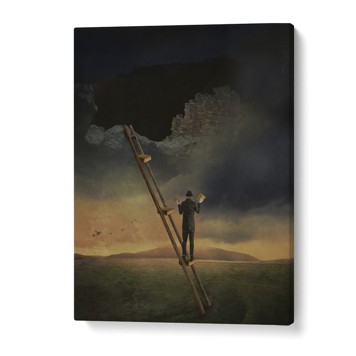 Christian Meermann painting - PEDAL ON THE LADDER OF HUMAN PROGRESS by Asianmonk