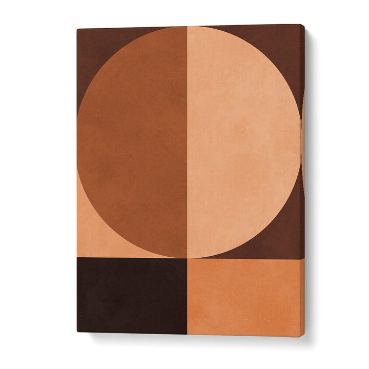 BROWN GEOMETRY IV , ABSTRACT PAINTINGS , ABSTRACT ART PRINTS