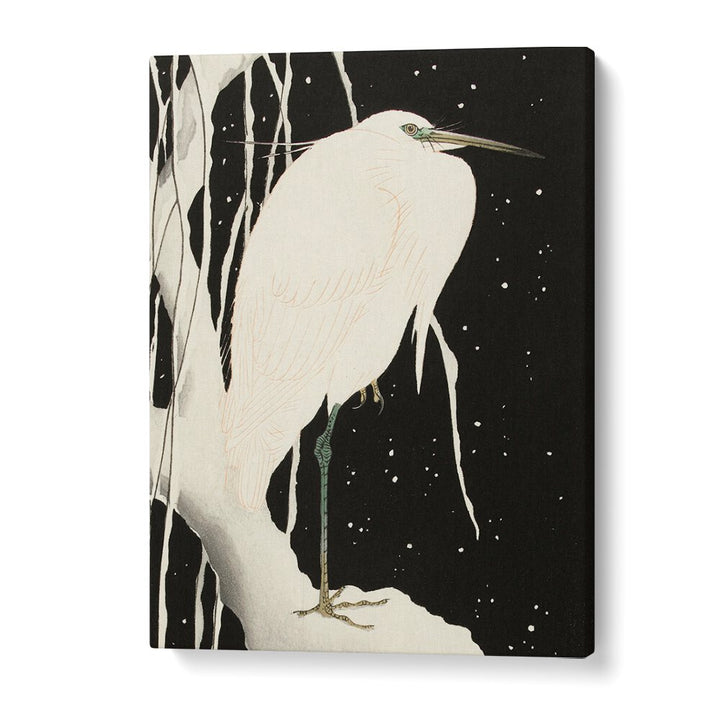 HERON IN SNOW (CA. 1925–1936)  , JAPANESE PAINTINGS , JAPANESE ART PRINTS