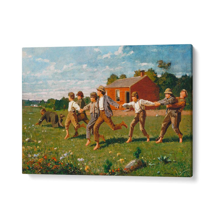 SNAP THE WHIP (1872)  ,  VINTAGE PAINTINGS