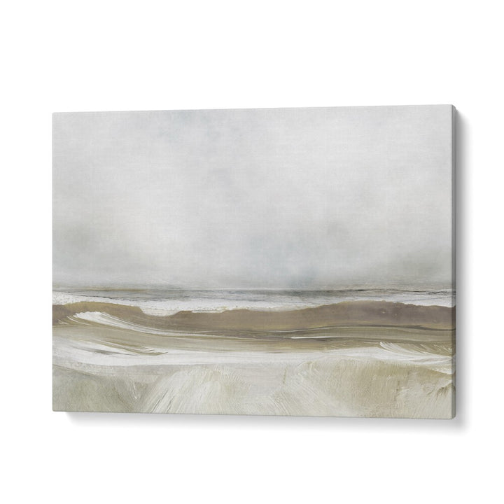 Coastal serenity captured in the SEA AIR, ABSTRACT PAINTINGS, blending colors and shapes of gentle ocean waves.