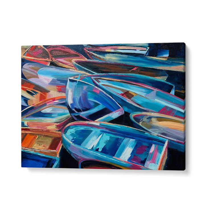 BOATS , BEACH PAINTINGS