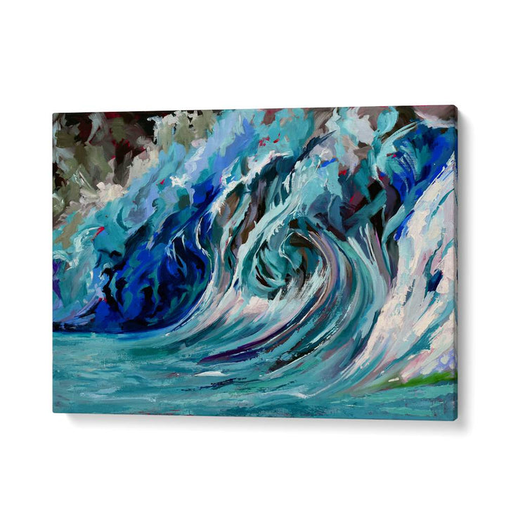 BLUE WAVE , BEACH PAINTINGS