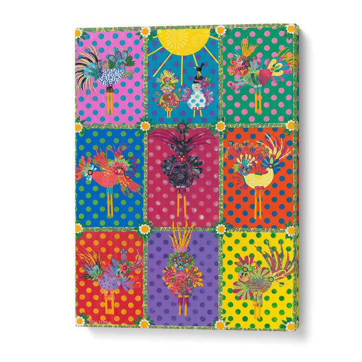 Vibrant BIRDS, KIDS ROOM PAINTINGS add a playful touch to your child's room décor, igniting imagination and joy.