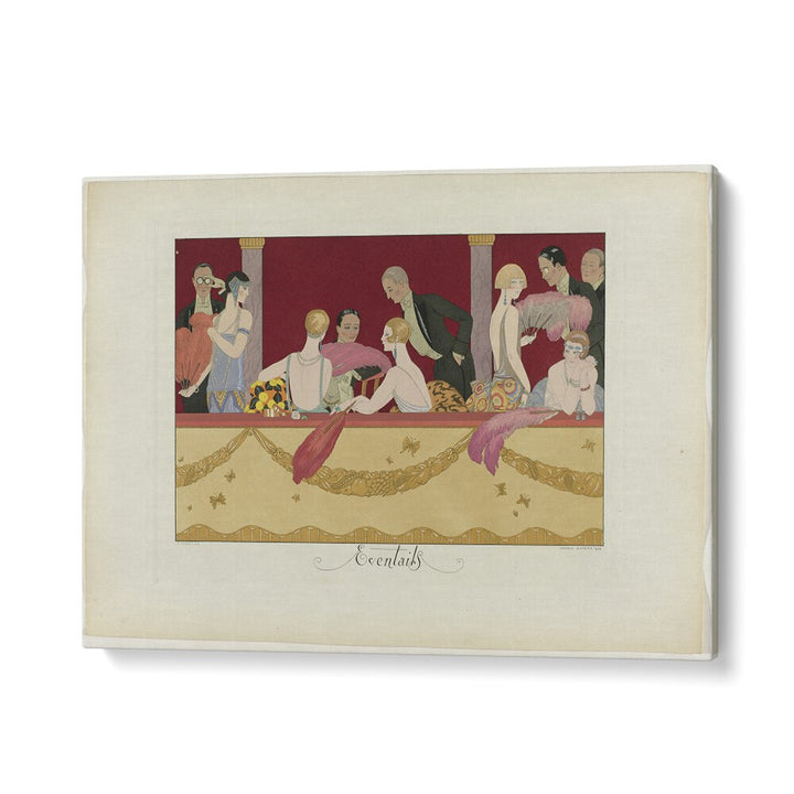 JOIE DE VIVRE LE BONHEUR DU JOUR OU LES GRACES À LA MODE (1924) , VINTAGE PAINTINGS