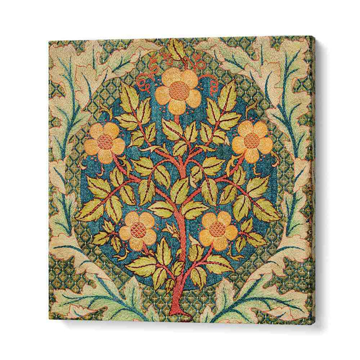 ROSE WREATH (1834-1896) , WILLIAM MORRIS PAINTINGS , ARTWORKS BY WILLIAM MORRIS