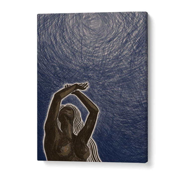 Abstract figurative illustration from the WITH ABONDON, PORTRAITS collection, evoking deep emotion and artistry.
