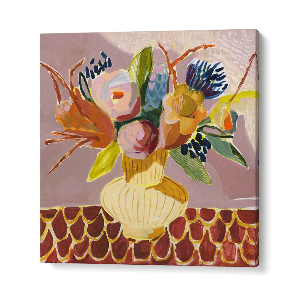 Vibrant MAUVE BOUQUET, KITCHEN POSTERS to elevate your culinary space with floral charm and artistic flair.