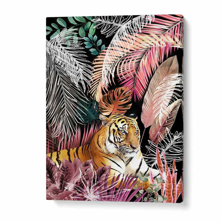 JUNGLE TIGER I , WILDLIFE PAINTINGS