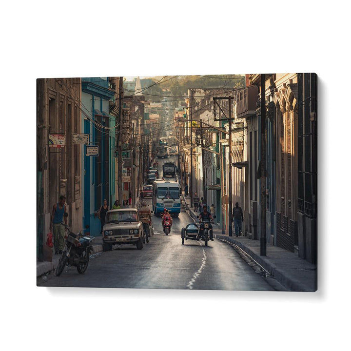 ABSTRACT painting - STREETS OF MATANZAS by Asianmonk