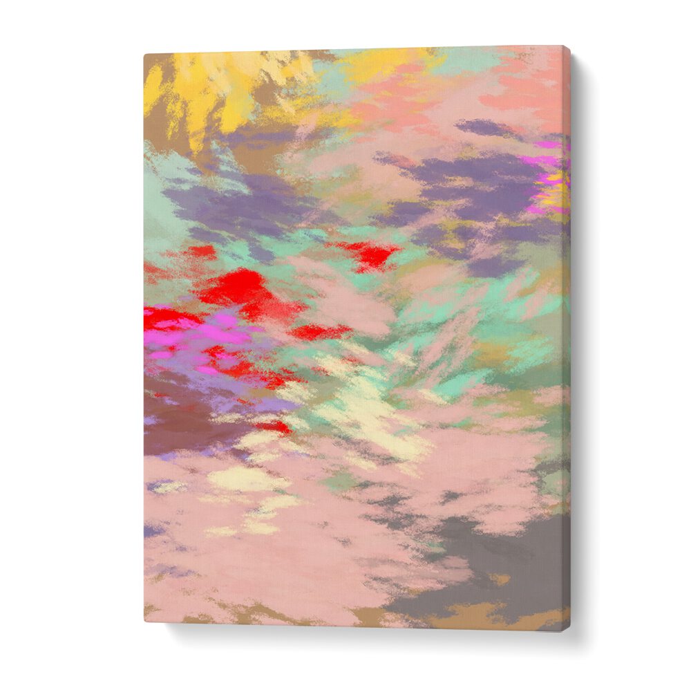 Vibrant hues mingle in LAZY SUMMER DAYS III, ABSTRACT PAINTINGS, capturing the essence of relaxation and summer bliss.