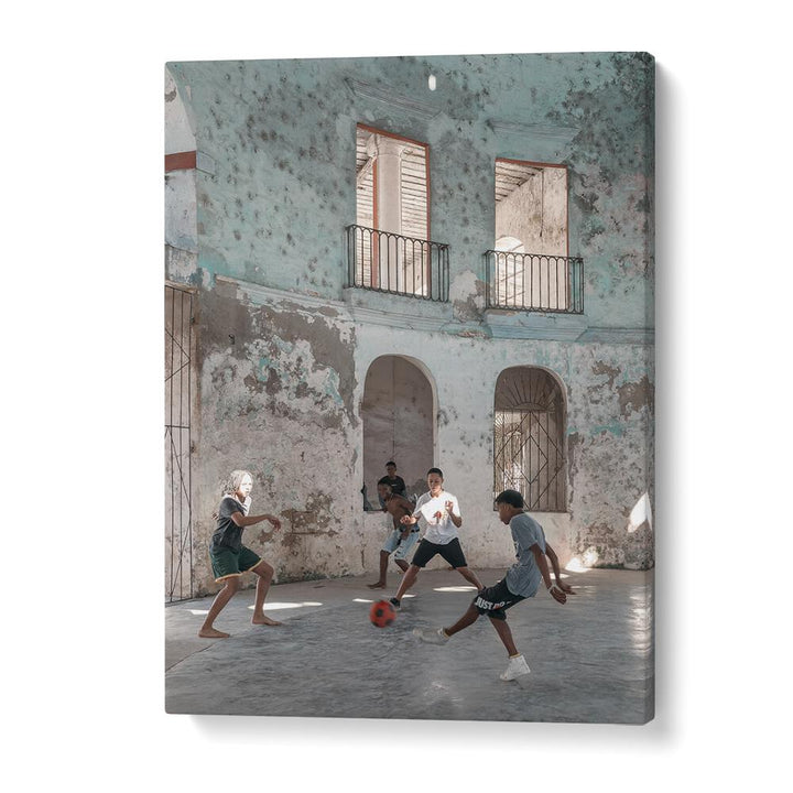 Christian Meermann painting - PLAYING SOCCER by Asianmonk