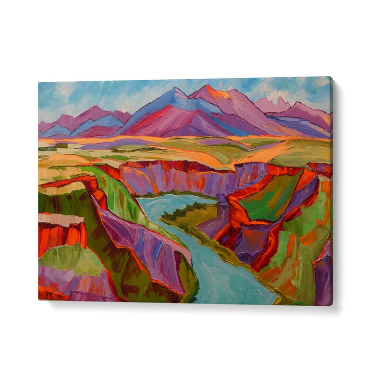 COLORFUL SUNSET , LANDSCAPE PAINTINGS