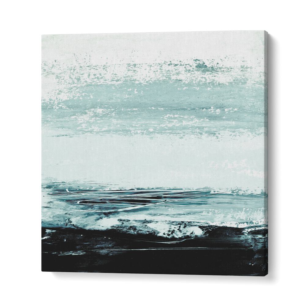 Tranquil Minimal Seascape, an elegant abstract painting perfect for enhancing your space with calm ocean vibes.
