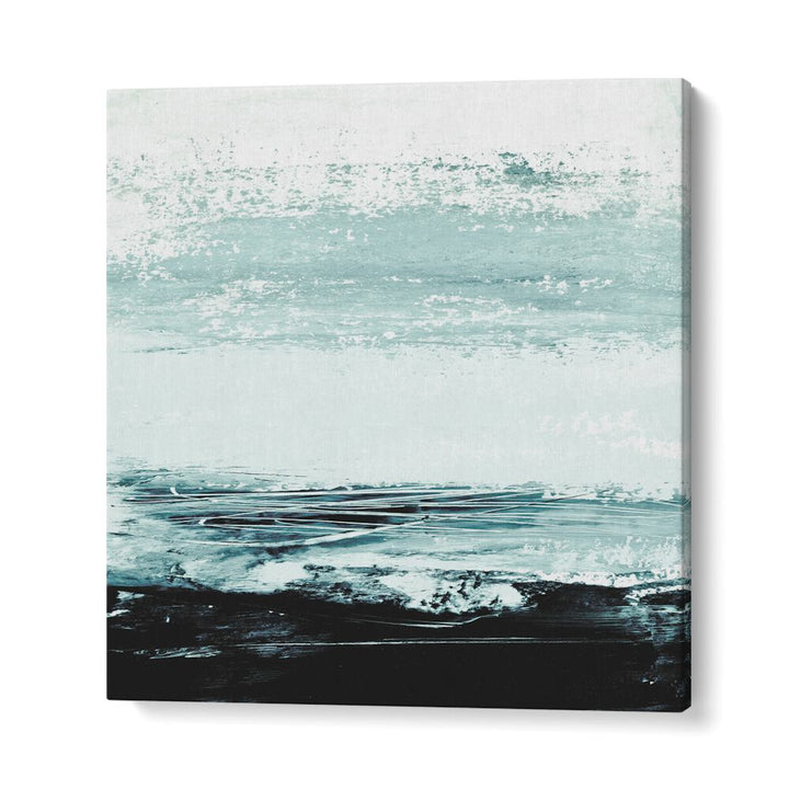 Tranquil Minimal Seascape, an elegant abstract painting perfect for enhancing your space with calm ocean vibes.