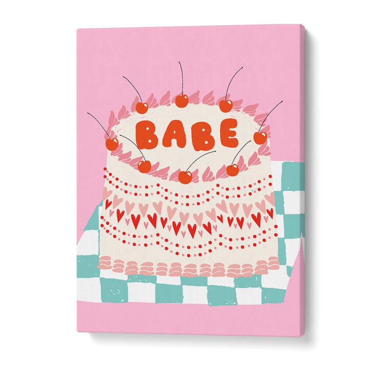 CAKE FOR MY BABE BY DUCHESS PLUM ,CAFE ART PRINTS , CAFE POSTERS