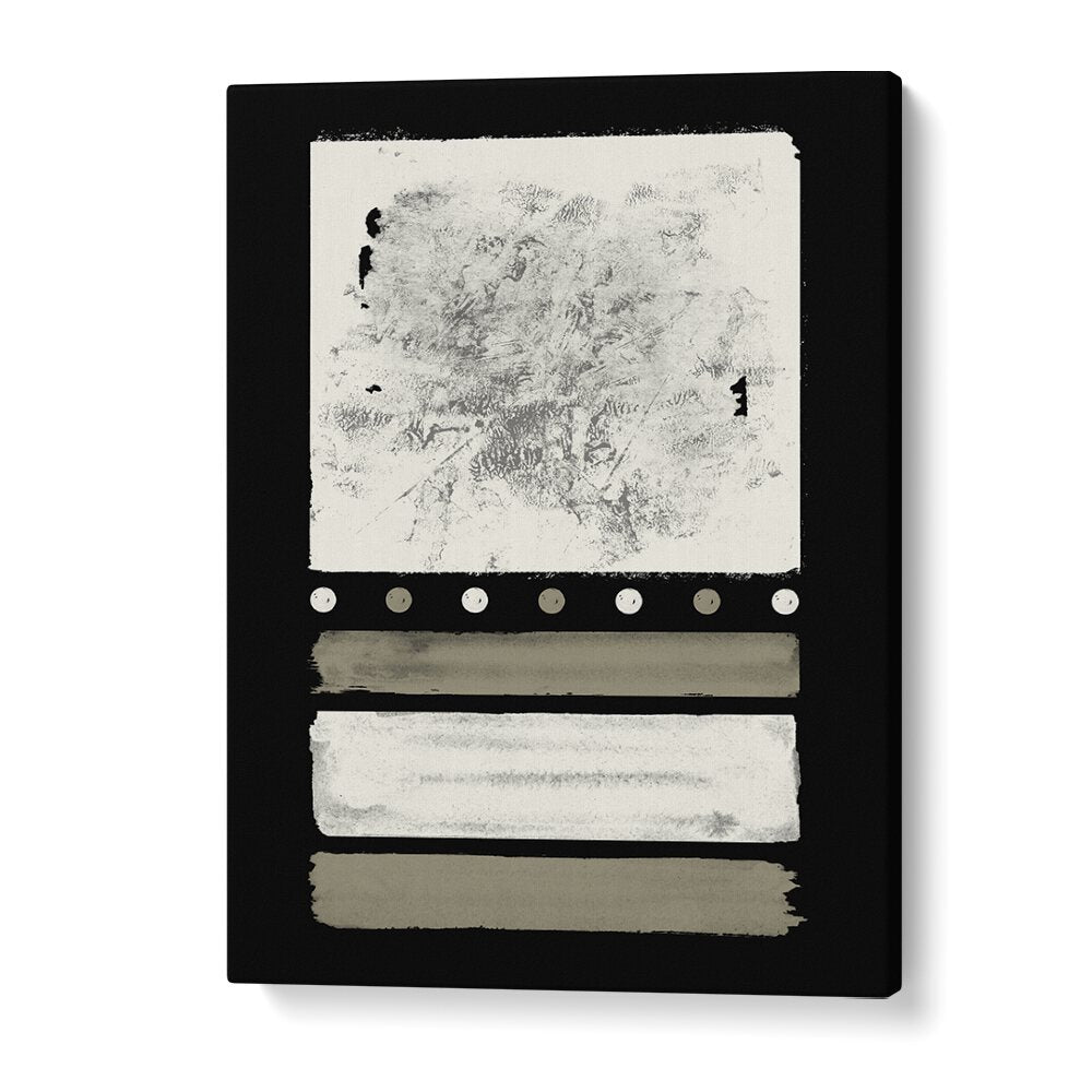 Sophisticated MIDNIGHT CREAM DELIGHT ABSTRACTION, GEOMETRIC ART PRINTS featuring abstract 3D shapes and captivating design.